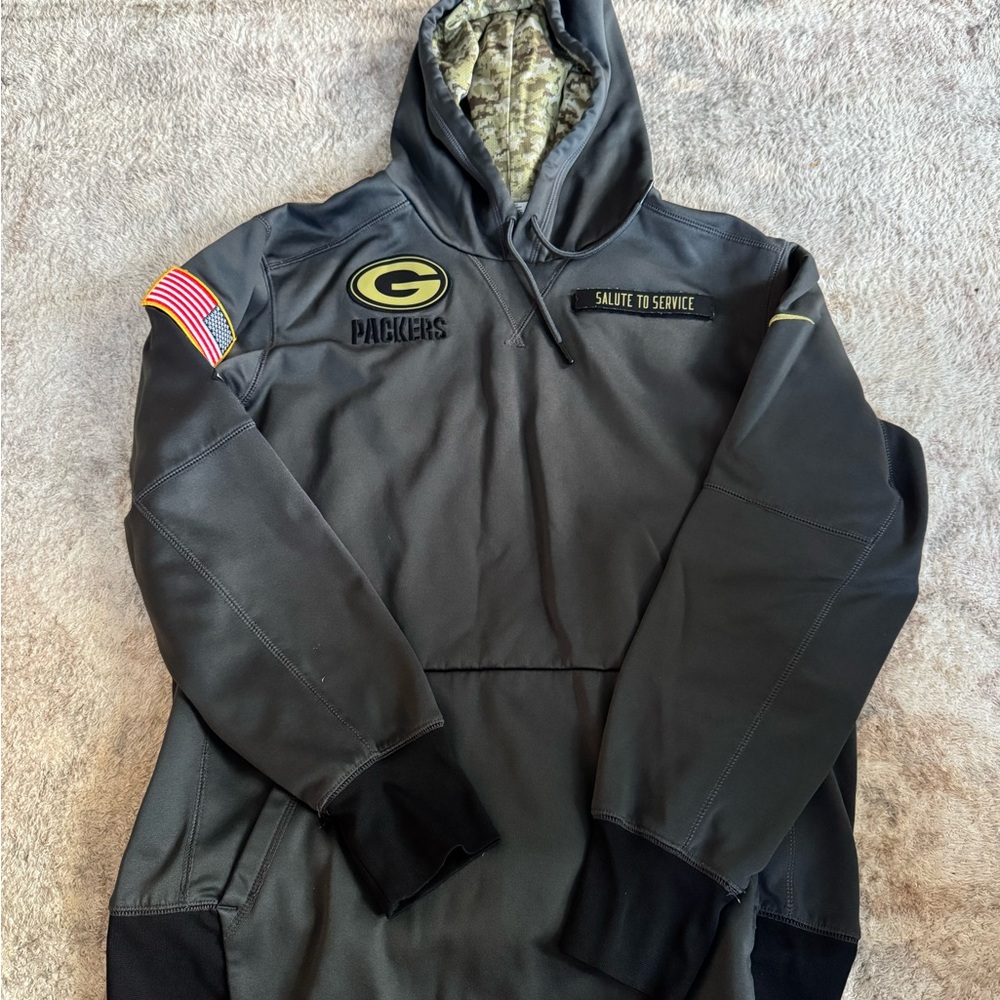 NFL Nike Gray Hoodie with Camouflage Accents